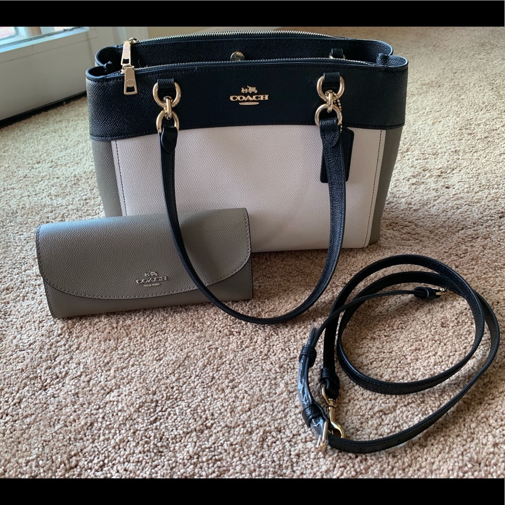 Coach Brooke Colorblock Satchel